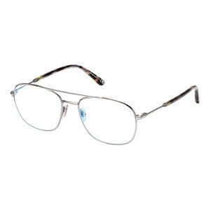 NEW FT5830-B 008 TOM FORD TF5830-B 008 MEN SQUARE GUNMETAL CLEAR EYEGLASSES